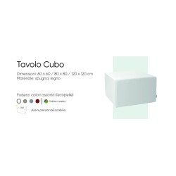 Il Tavolo Cubo. Tocco moderno e versatile a ogni ambiente.